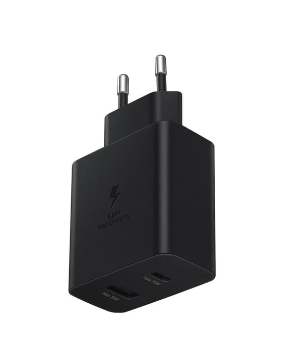 Samsung 35W PD StrömadapterDuo (USB-C, USB-A) Väggladdare bulk -Svart