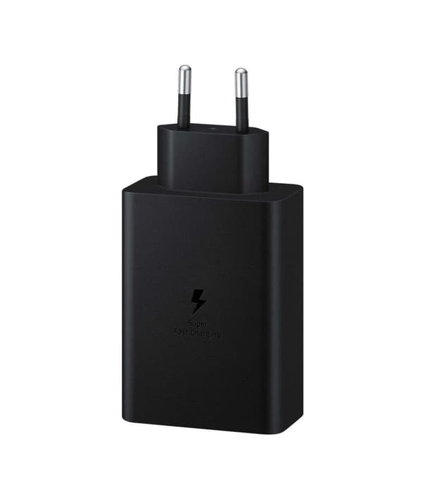 Samsung 65W PD Strömadapter Trio (USB-C x 2, USB-A) Väggladdare Bulk- Svart