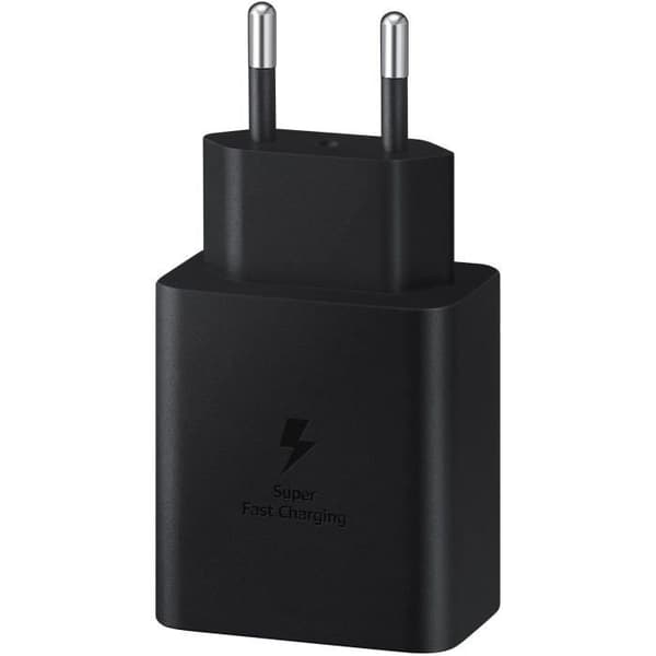 SAMSUNG Ultra Snabb Nätladdare 45W + CBL USB C Svart