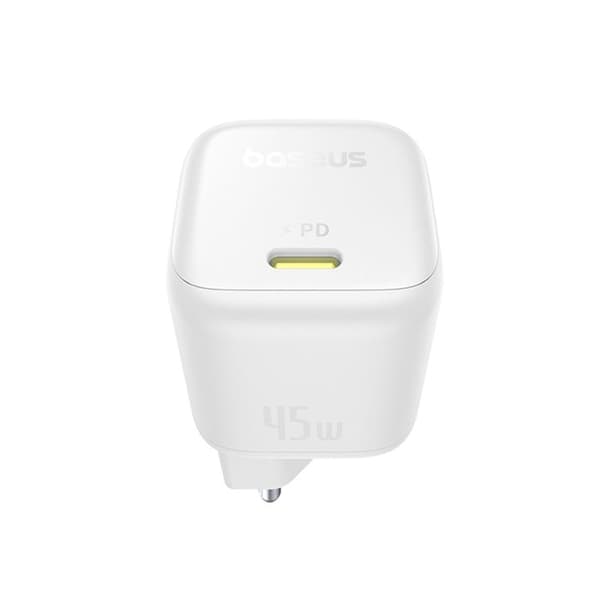 Strömförsörjning för laddning, 45W, USB-C, GaN - Baseus PicoGo (P10176800213-00) - Mångfaldig vit
