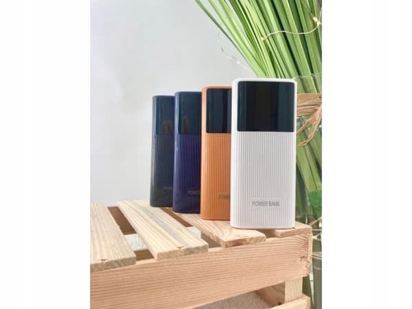 POWERBANK 20000 mAh 2x USB + USB MICRO HURTIGOPLADNING 10W