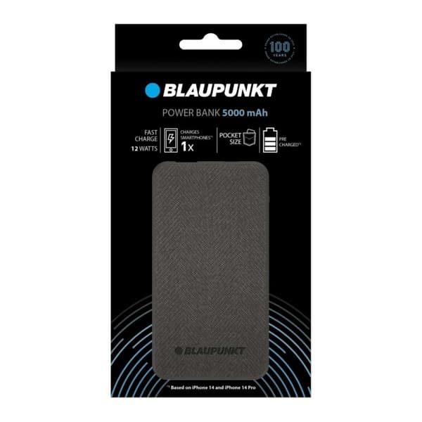 Powerbank Blaupunkt BL-105PB/1VH Sort 5000 mAh