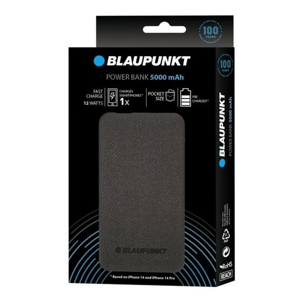 Powerbank Blaupunkt BL-105PB/1VH Sort 5000 mAh