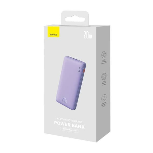 Powerbank Baseus P10022801513-00 Lilla 10000 mAh
