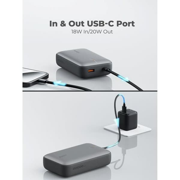 Powerbank Aukey PB-Y57 Grå 20000 mAh