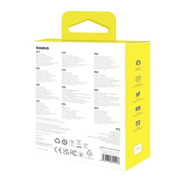 Powerbank Baseus P10059002513-00 Lilla 6000 mAh