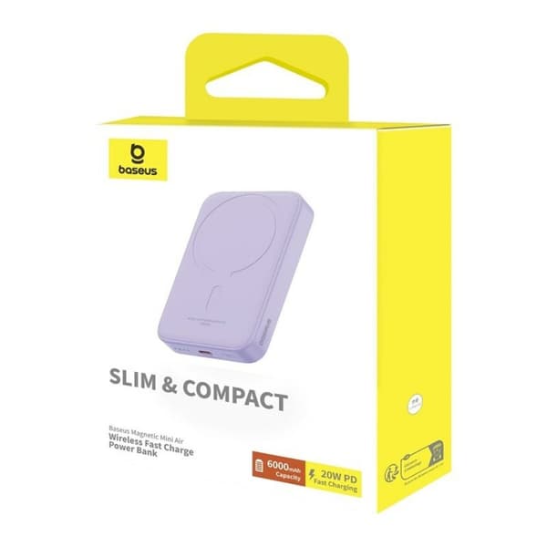 Powerbank Baseus P10059002513-00 Lilla 6000 mAh