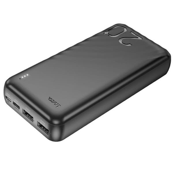 Powerbank Hoco J123A black Sort 20000 mAh