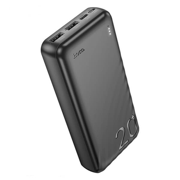 Powerbank Hoco J123A black Sort 20000 mAh
