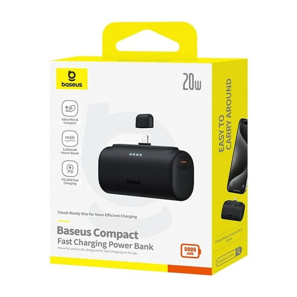 Powerbank Baseus P10068307113-00 Musta 5000 mAh