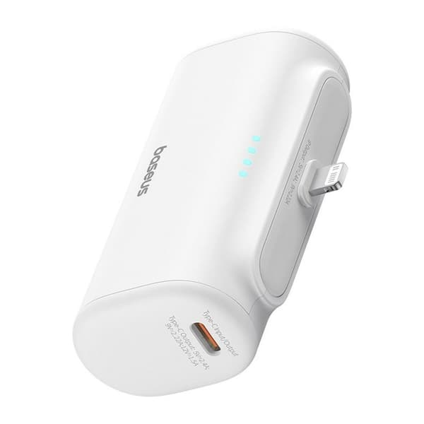 Powerbank Baseus P10068307213-00 Hvid 5000 mAh