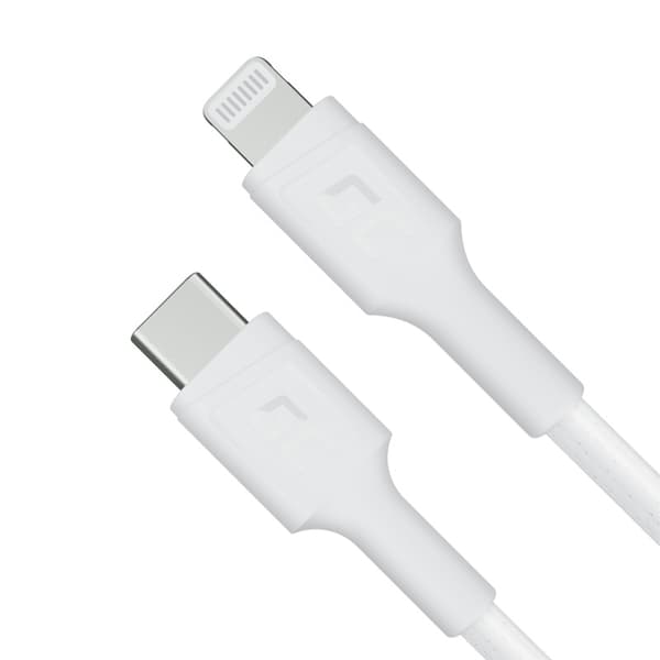 GreenCellPowerStream-USB-C-Lightning-kabel100cmStrømforsyningskabelAppleMFi-certificeret(hvid)