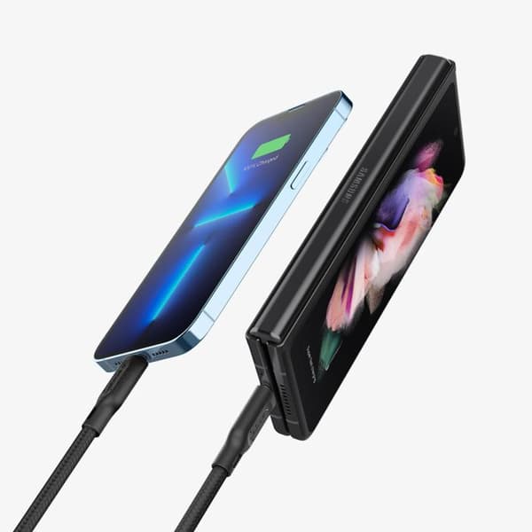 Laddare med kontakt, 27W - Spigen Arcstation (PE2103) - Svart