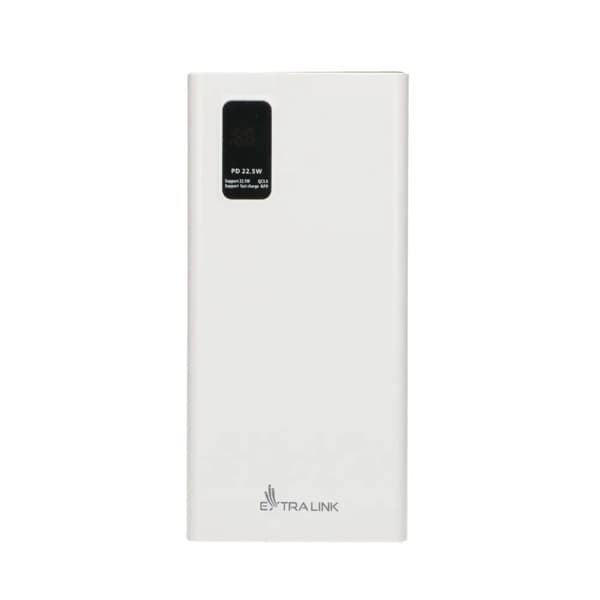 Extralink EPB-067W 10000mAh Valkoinen | Varavirtalähde | Varavirtalähde, Pikalataus, USB-C