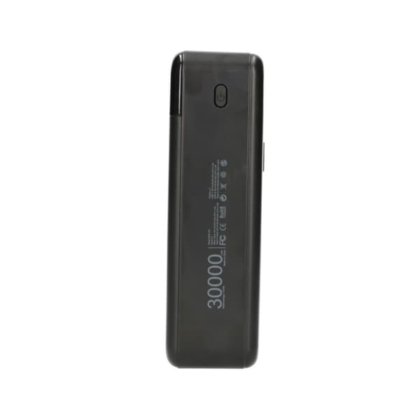 Extralink EPB-124 varavirtalähde 30000mAh musta varavirtalähde, pikalataus, USB-C