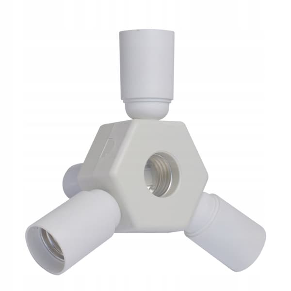 ADAPTER FRA E27 TIL 4xE27 FATNING