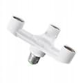 Miniatyrbillede 2 af 2: ADAPTER FRA E27 TIL 3xE27 FATNING