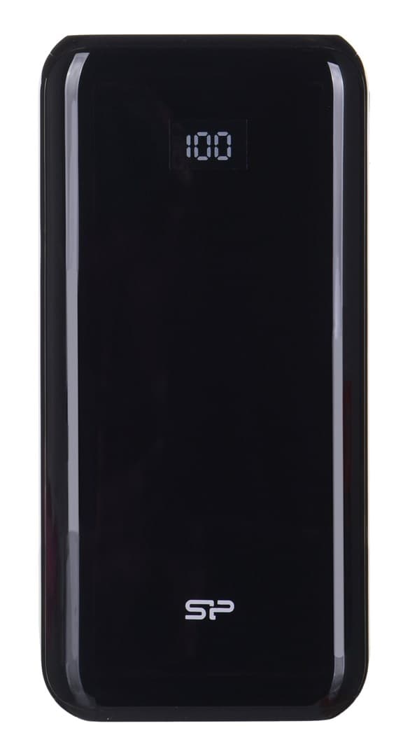 SILICON POWER QS28 Powerbank Externt batteri 20000 mAh 2x USB QC 3.0 1x USB-C PD (SP20KMAPBKQS280K) Svart