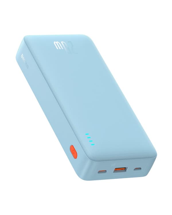 Baseus Airpow Lithium Polymer (LiPo) 20000 mAh Blå Blå
