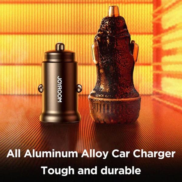 Automatisk laddare 2x USB-C, 30W, 3A - JoyRoom (JR-CCN06) - Svart
