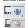 Miniatyrbild 4 av 5: USB C-laddare, 40W 4-port USBC snabbladdare Pro Max X XS XR 8 7 6S Plus Mini SE, iPad, Samsung Galaxy