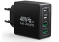 Miniatyrbild 1 av 6: USB C-laddare - Ej specificerad - 40W - 4 portar - Snabbladdning - Kompatibel med iPhone 15