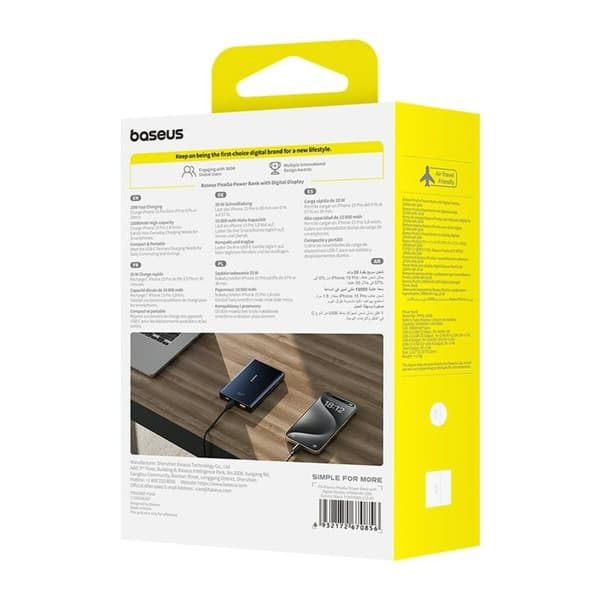 Powerbank Baseus P10076801123-00 Sort 10000 mAh