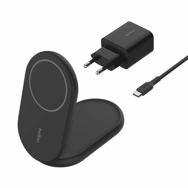 Trådløs oplader Belkin WIB007VFBK Sort 15 W 20 W