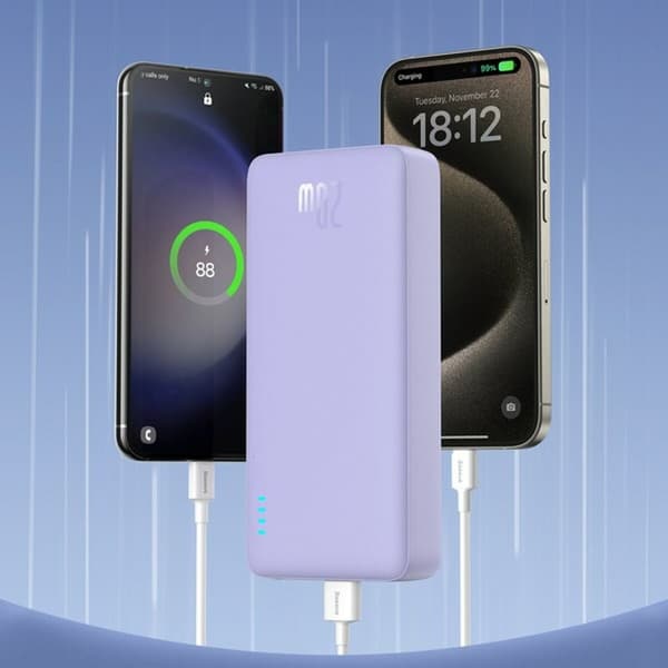 Powerbank Baseus P10022804513-00 Violett 20000 mAh 74 WH