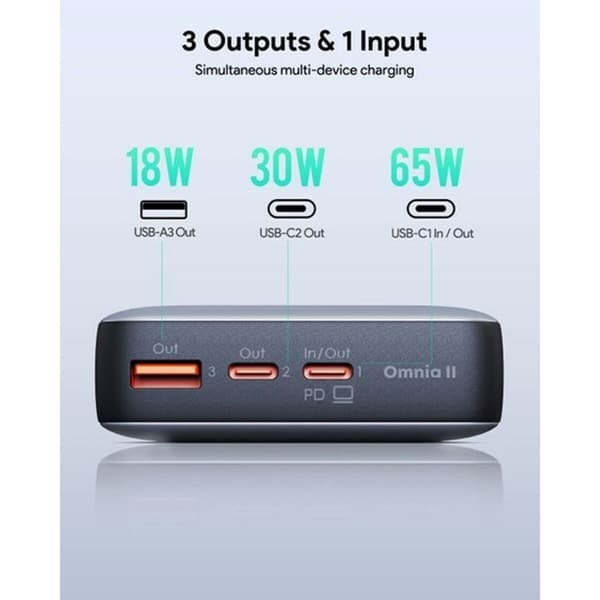 Powerbank Aukey PB-Y43 Musta 20000 mAh