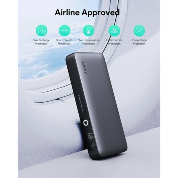 Powerbank Aukey PB-Y43 Musta 20000 mAh