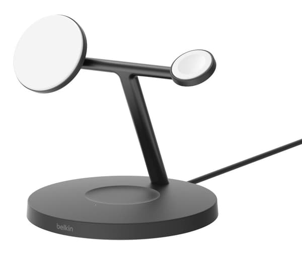 Belkin BoostCharge Pro Hovedtelefoner, Smartphone, Smartwatch Sort USB Trådløs opladning Hurtig opladning Indendørs
