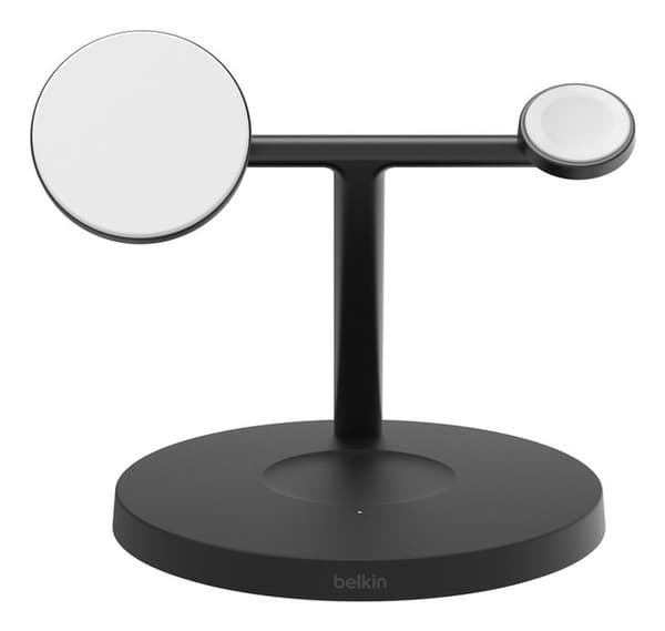 Belkin BoostCharge Pro Hovedtelefoner, Smartphone, Smartwatch Sort USB Trådløs opladning Hurtig opladning Indendørs Sort