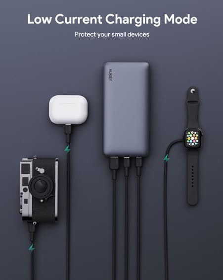 AUKEY 20000mAh bærbar powerbank med 65W PD