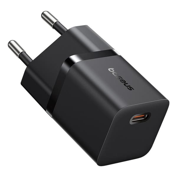 Baseus P10110909113-01 USB-C GaN5 mini 25W strømforsyning Sort