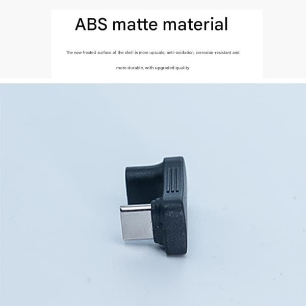 Sopii auton matkapuhelimeen Tabletti U-levysovitin U-muotoinen kääntyvä pää USB-tyypin C-pään kaksi-yhdessä-muunnin