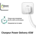 Miniatyrbild 2 av 4: Snabbladdare 45W - ENERGIZER - USB-C - GaN-teknik - Power Delivery - Kompatibel med Samsung