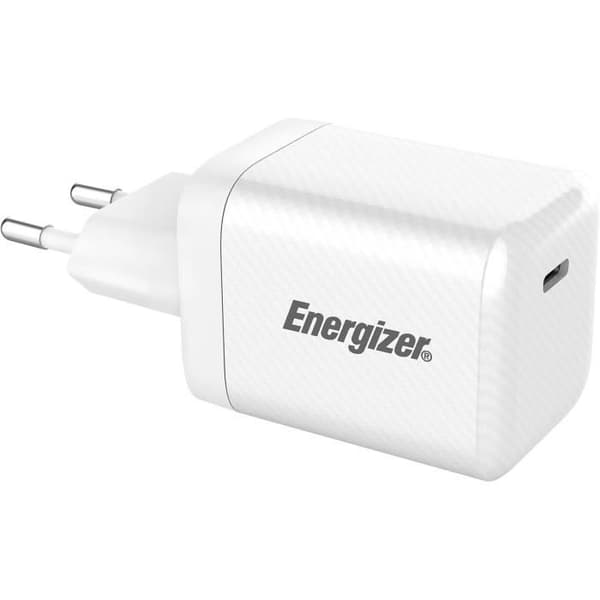 Snabbladdare 45W - ENERGIZER - USB-C - GaN-teknik - Power Delivery - Kompatibel med Samsung