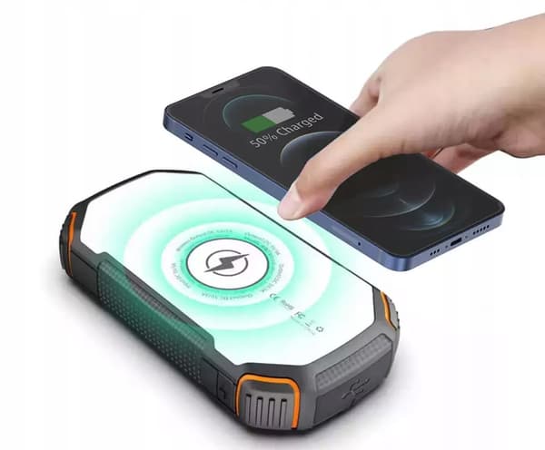 POWERBANK SOLAR 20000mAh 22,5W solpaneler