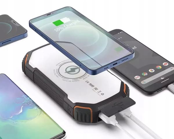 POWERBANK SOLAR 20000mAh 22,5W solpaneler
