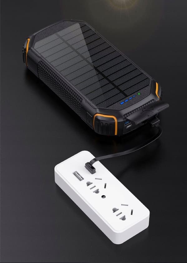 POWERBANK SOLAR 20000mAh 22,5W solpaneler