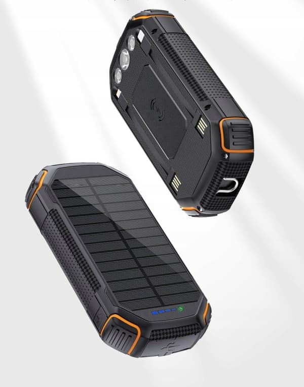 POWERBANK SOLAR 20000mAh 22,5W solpaneler