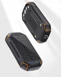 Miniatyrbillede 2 af 11: POWERBANK SOLAR 20000mAh 22,5W solpaneler