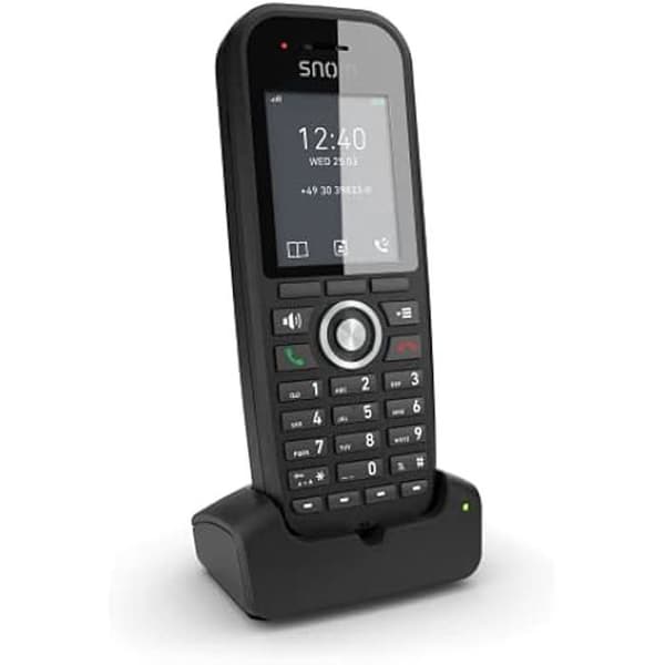 Snom M30 IP-DECT trådlös mobiltelefon och fast telefon med stor färgskärm och kristallklar ljudkvalitet