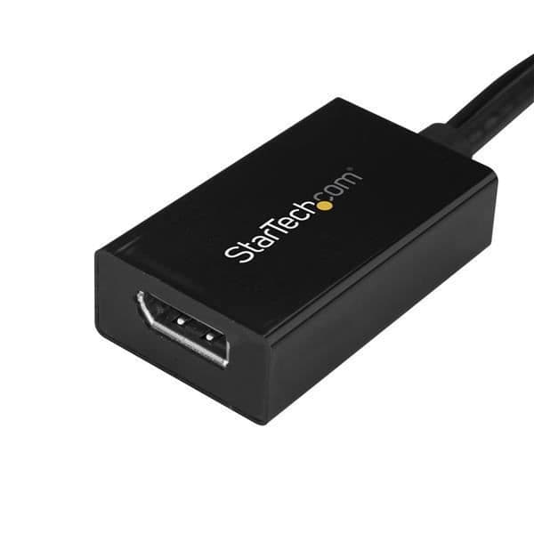 DVI till DisplayPort videoadapter - STARTECH - 1920 x 1200 - Plug and Play - USB-ström - Svart
