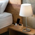 Miniatyrbild 5 av 6: Relaxdays Laddningsstation, smartklocka, bambu, HxLxP: 11 x 17 x 13 cm, stativ, för bord, natur