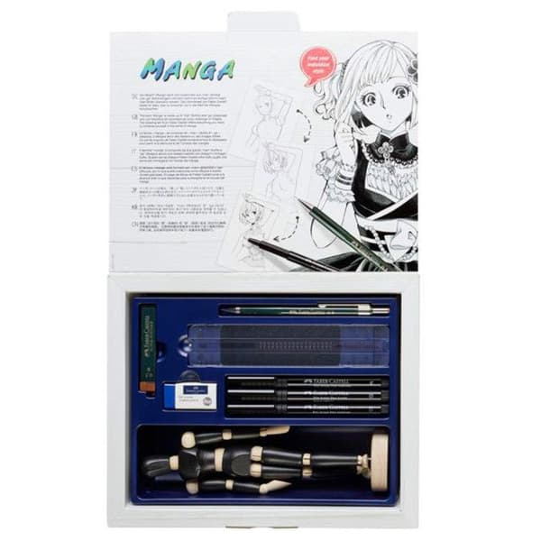 Kit 8 PITT artist penna kit Manga Advanced blandade färger