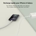 Miniatyrbild 3 av 3: Laddare - Belkin - 25W USB-C PD PPS - 1m - Snabbladdning - Smartphone/Tablet
