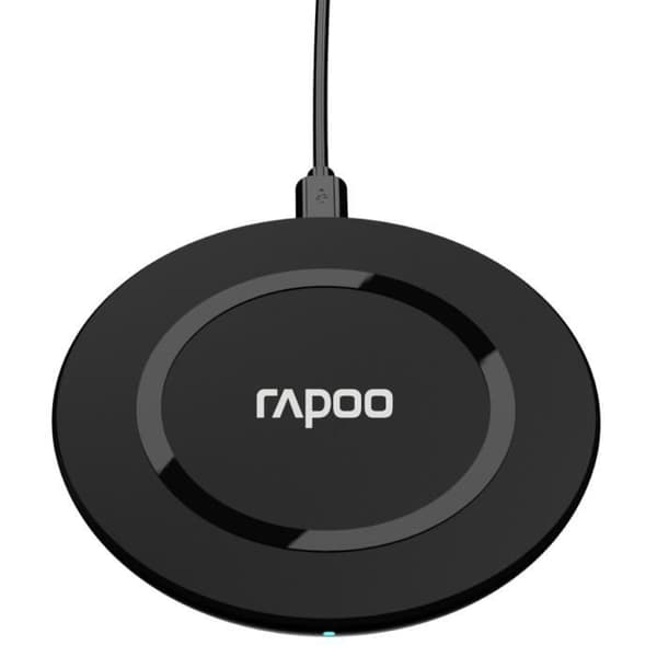"XC140" QI trådlös laddningsplatta + nätadapter, svart Svart