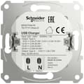 Miniatyrbild 3 av 4: Schneider Electric Asfora USB-laddare vit - Typ A+C - EPH2770421D